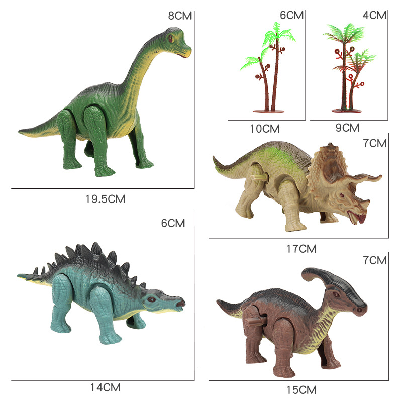 Kinetic Kids Education - Zestaw kinetyczny Dinozaurzy Świat na Nakręcanie,