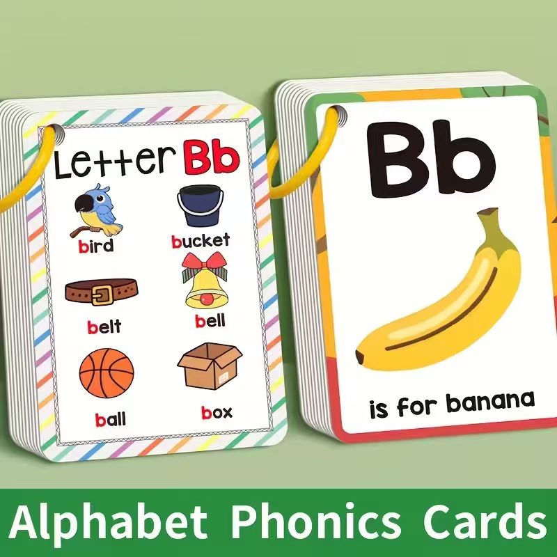Phonics Card Game - Karty edukacyjne z alfabetem dla maluchów