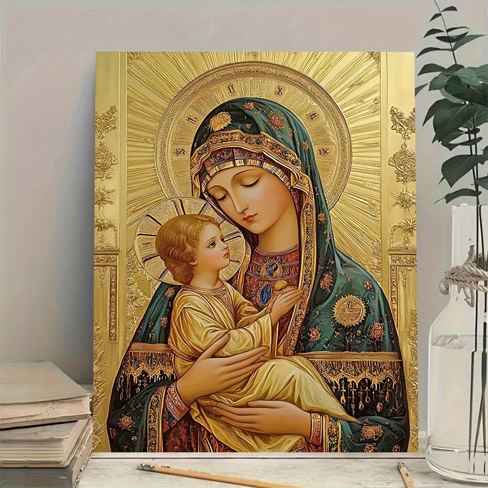 Kids Education Help - Puzzle Układanka Ikona Matki Bożej Nieustającej