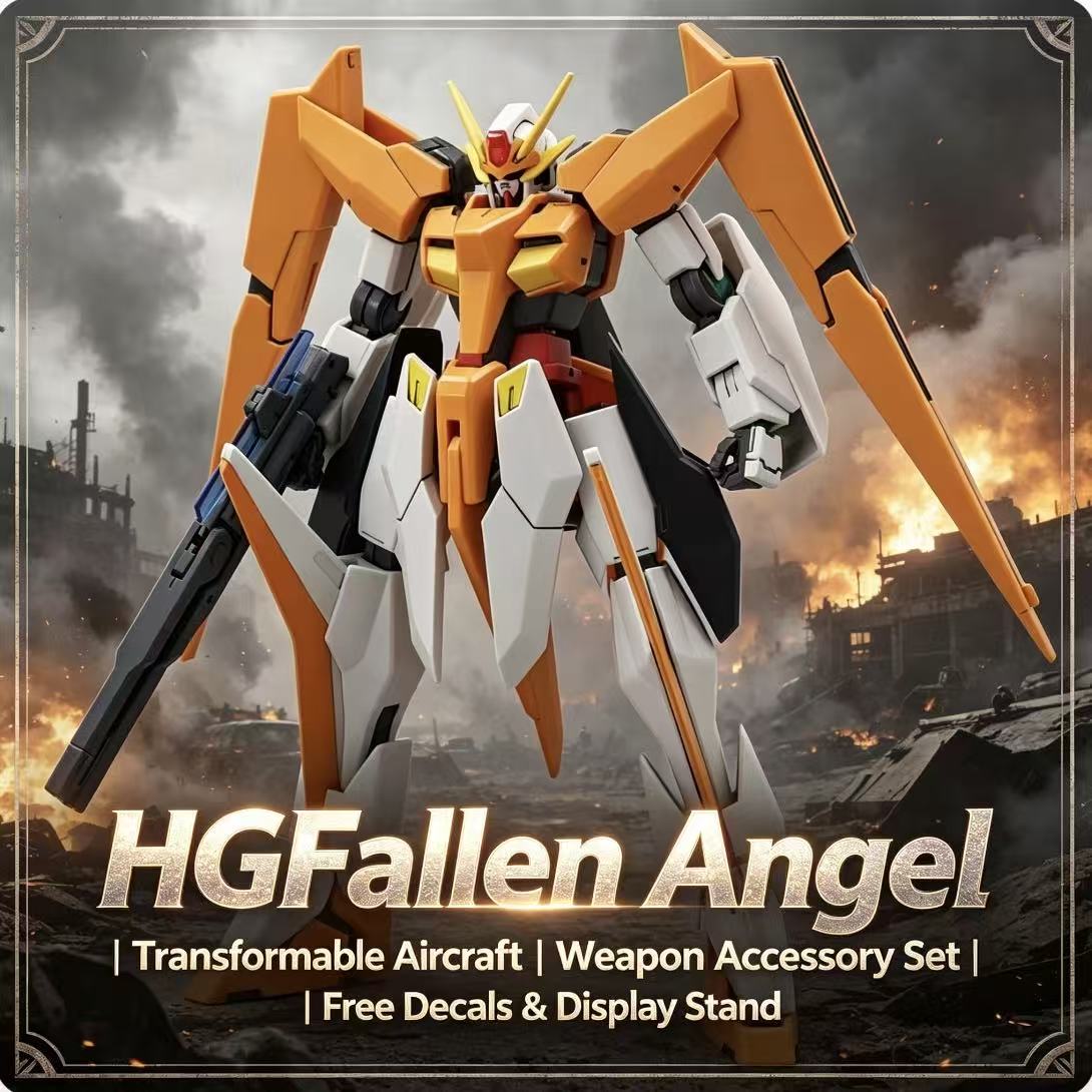 Kids Education In Japan - HG 1/144 Fallen Angel Transformowalny Model