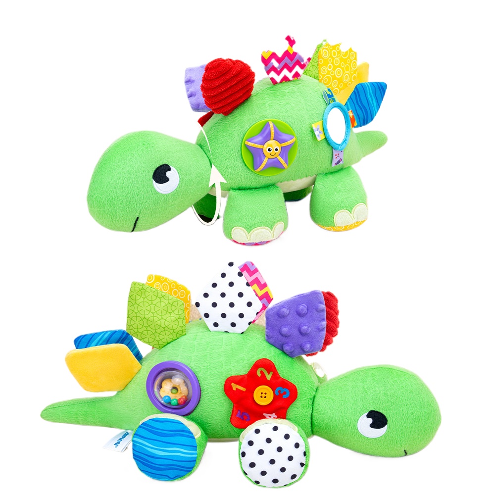 Kids Education Help - 1 szt. Urocza pluszowa zabawka dinozaur,