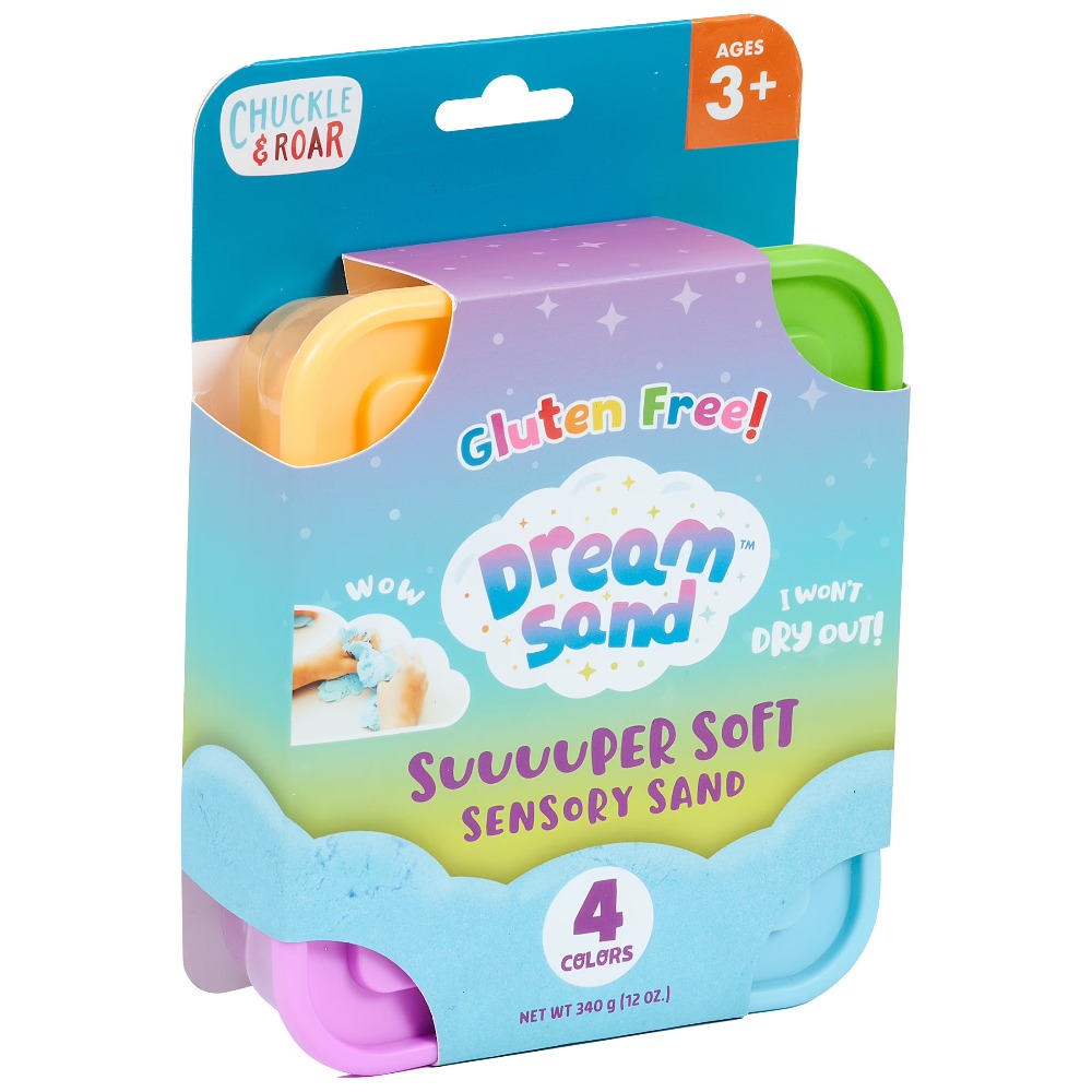 Kinetic Kids Education - Zestaw 4 paczek piasku kinetycznego premium