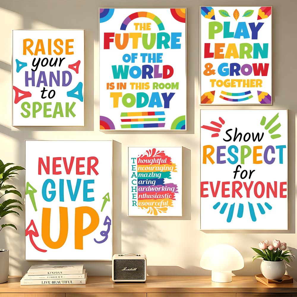 Kids Education Wallpaper - Plakat edukacyjny do klasy z motywem