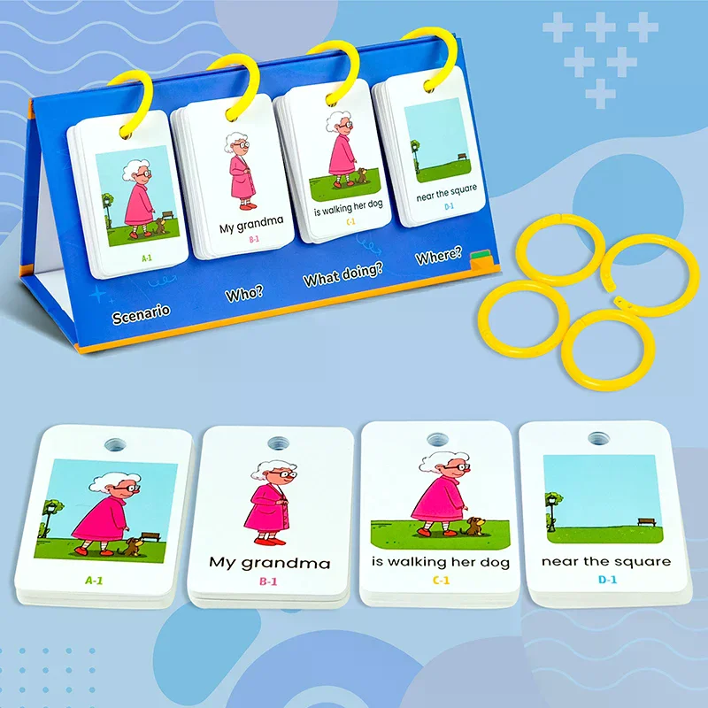 Phonics Card Game - Zestaw kieszonkowych kalendarzy edukacyjnych do nauki