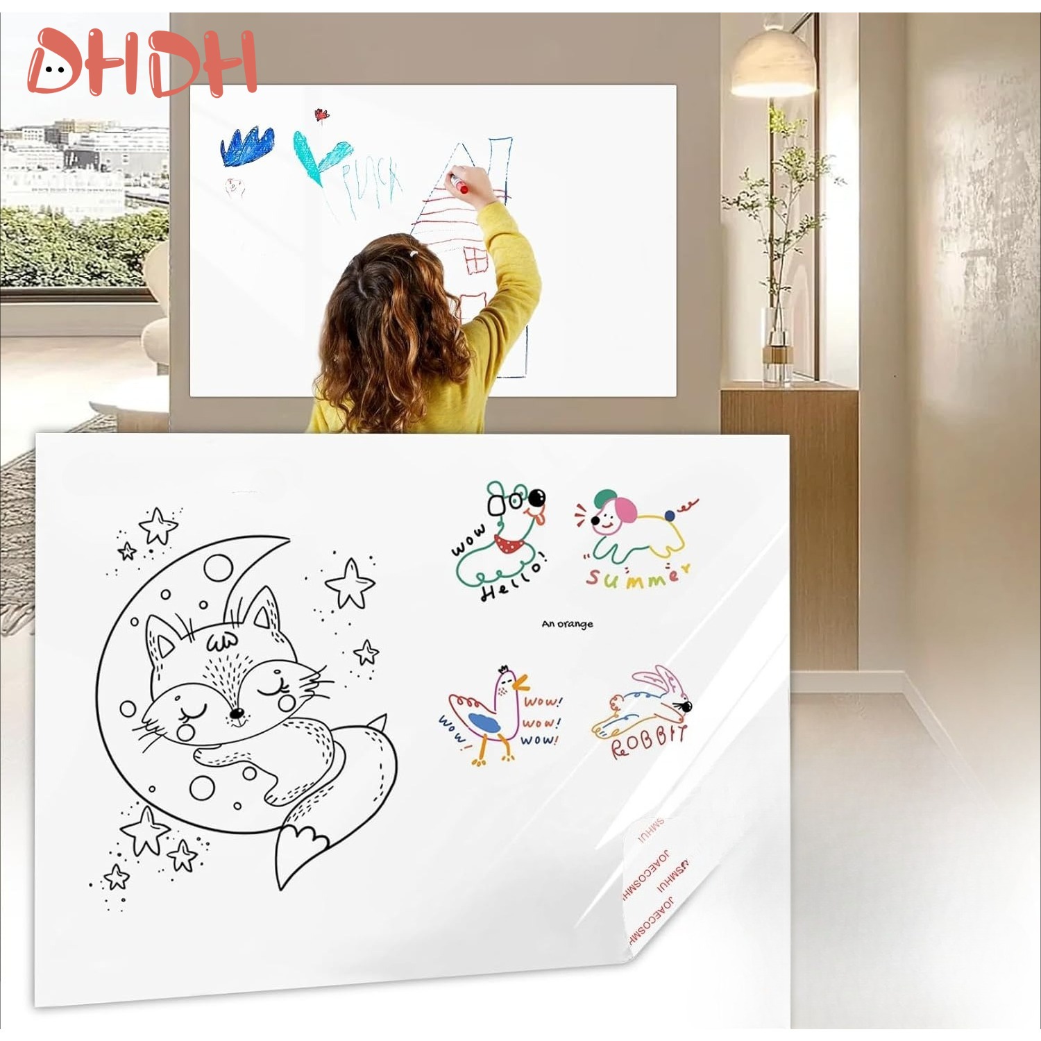Kids Education Wallpaper - Rolka do malowania dla dzieci –