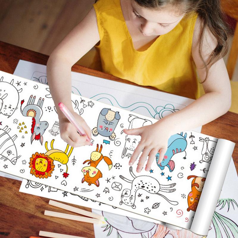 Rolka papieru do kolorowania d – Kids Education Wallpaper recenzja i cena