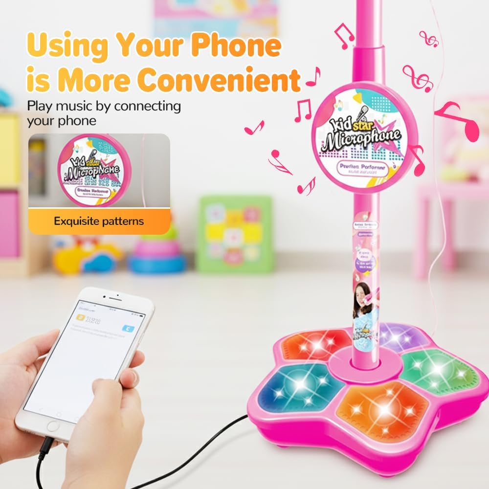 Zabawkowy stojak na mikrofon d – Kids Education Phone recenzja i cena