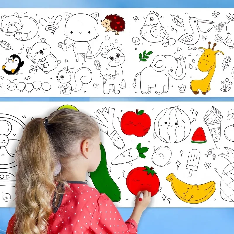 Dziecięca rolka papieru do kol – Kids Education Wallpaper recenzja i cena