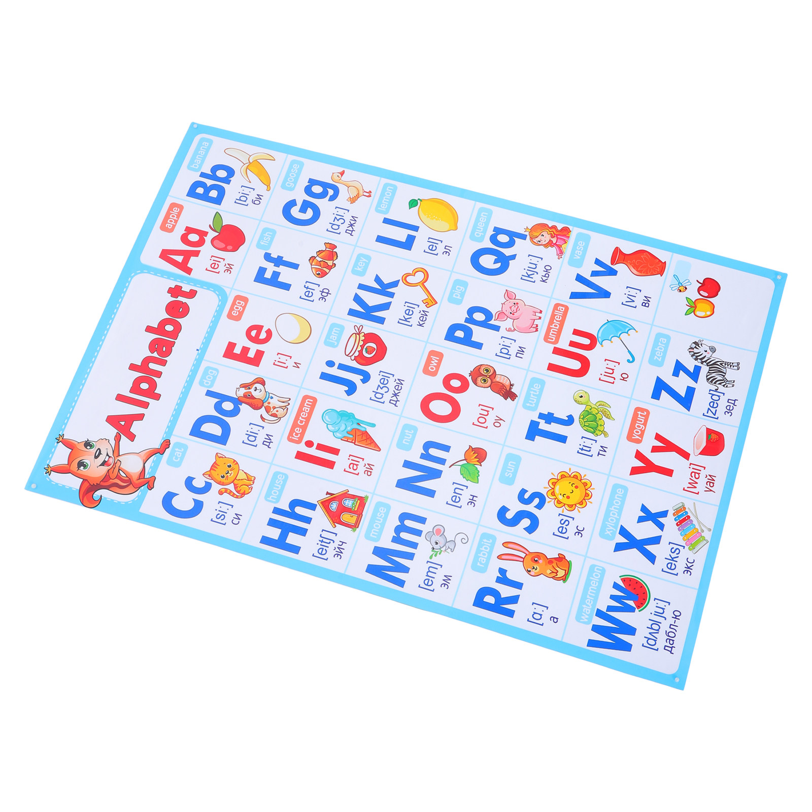 Plakat Abc do przedszkola, tab – Kids Education Wallpaper recenzja i cena