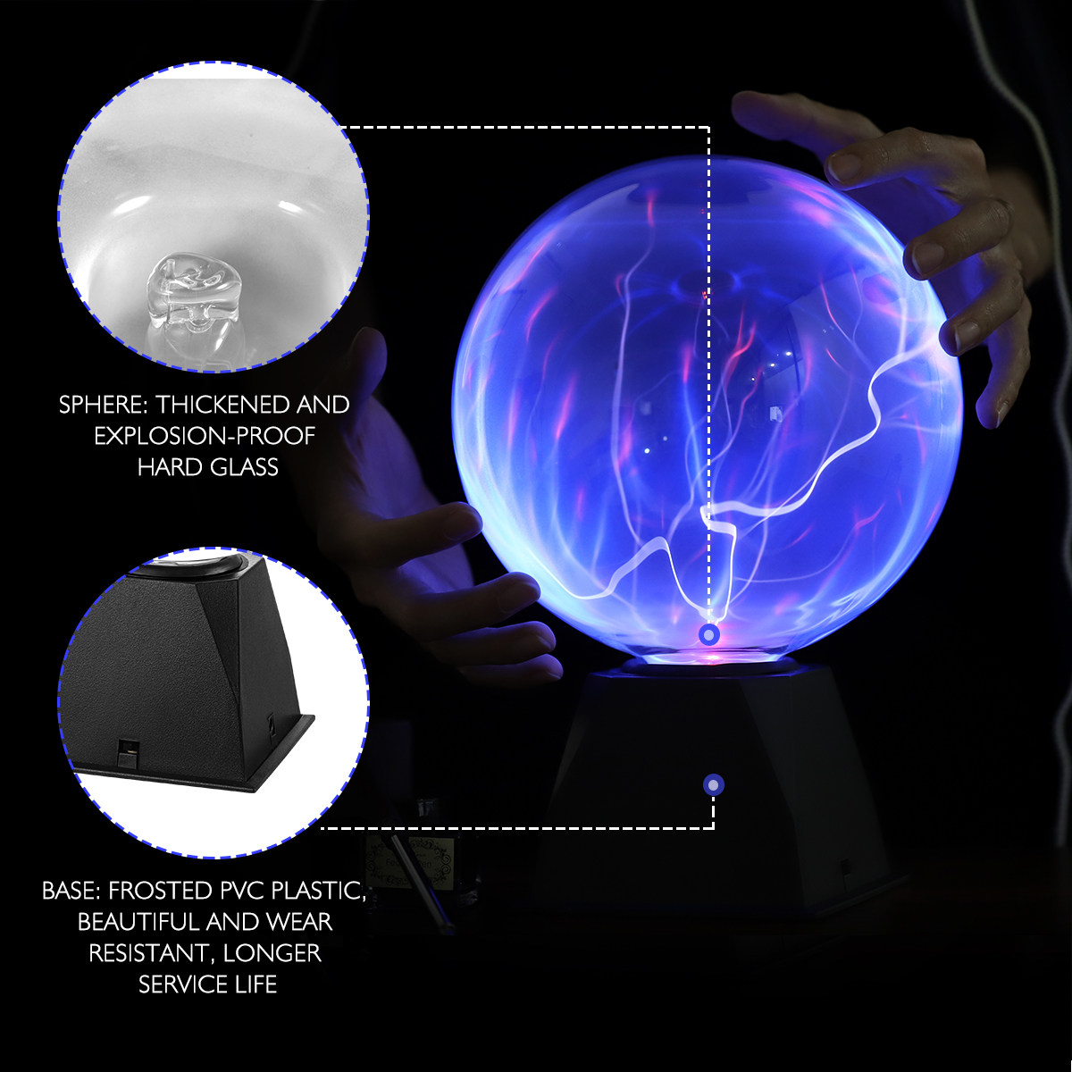 8-calowa lampa plazmowa z ster – Globe Interactive Light recenzja i cena