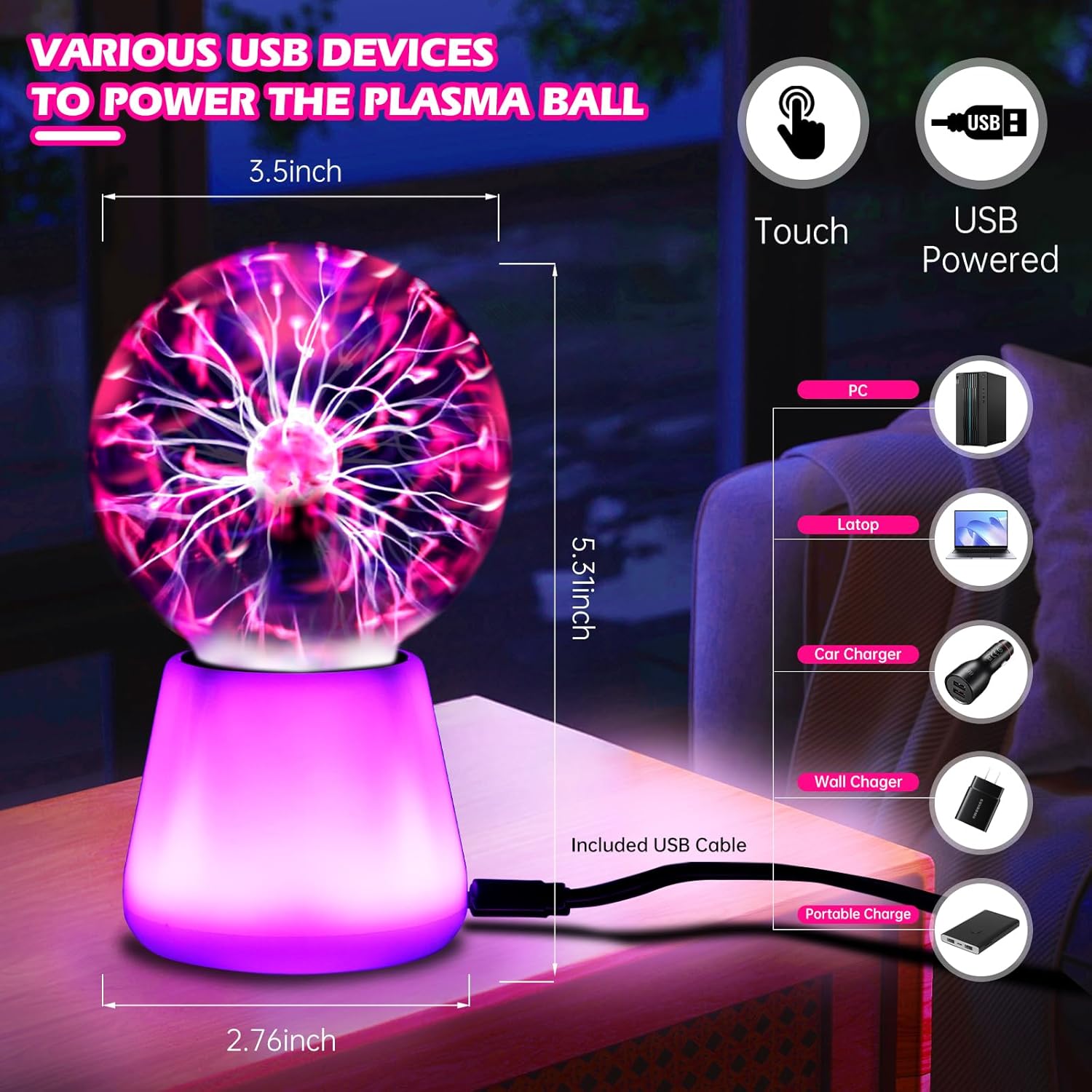 Lampa Plazmowa Interaktywna Do – Globe Interactive Light recenzja i cena