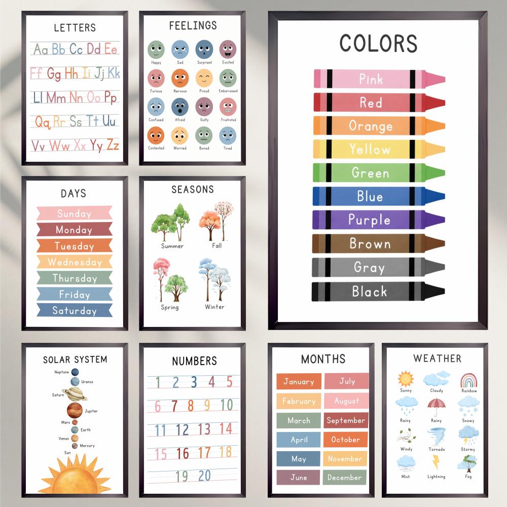Plakat edukacyjny dla dzieci H – Kids Education Wallpaper recenzja i cena
